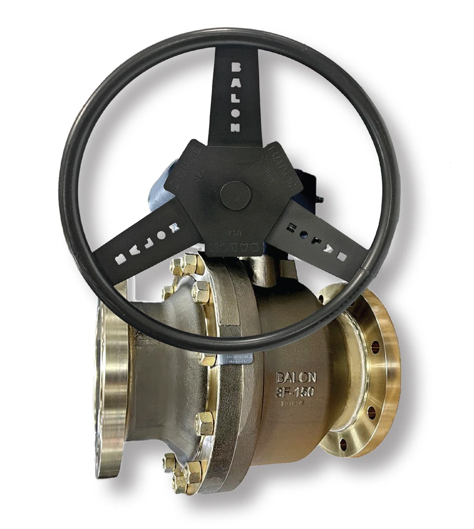 Series F Aluminum Bronze Flanged End Connection Floating Ball Valve
